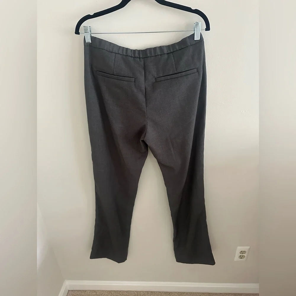 Abercrombie low rise trouser pant charcoal‎ grey size 28 long